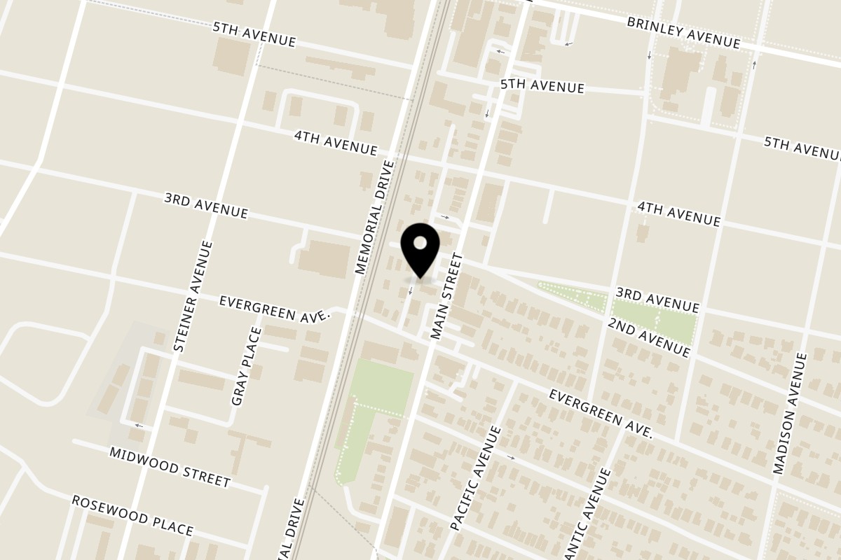 Map showing the location of Galindos Kitchen Bradley Beach on 123 Main St in Bradley Beach